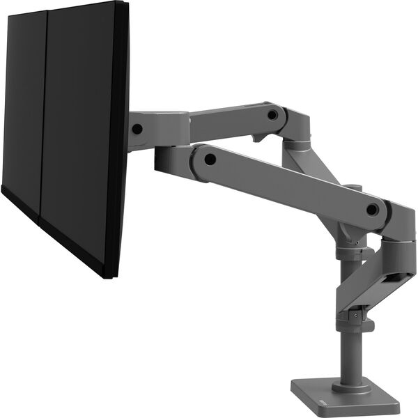 ERGOTRON LX PRO ΒΡΑΧΙΟΝΑΣ ΔΙΠΛΗΣ ΟΘΟΝΗΣ ΣΤΟΙΒΑΞΗΣ σκούρο γκρι