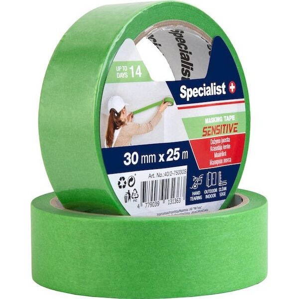 Ταινία βαφής SPECIALIST+ SENSITIVE, 30 mm x 25 m
