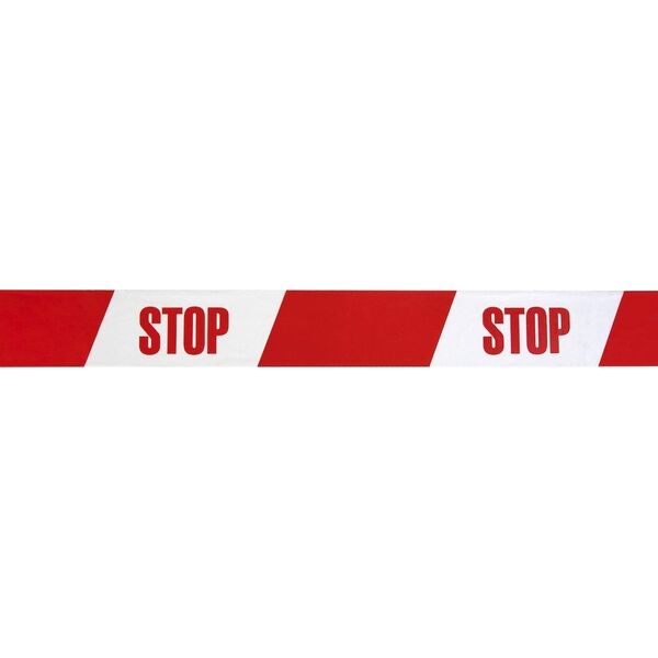 ταινία SPECIALIST+ "STOP", 75 mm x 90 m, κόκκινο/λευκό