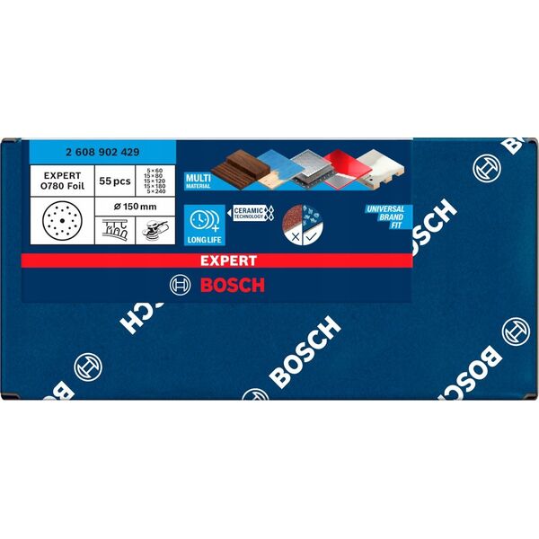 Λειαντικό φύλλο EXPERT O780,150,SET,55PC