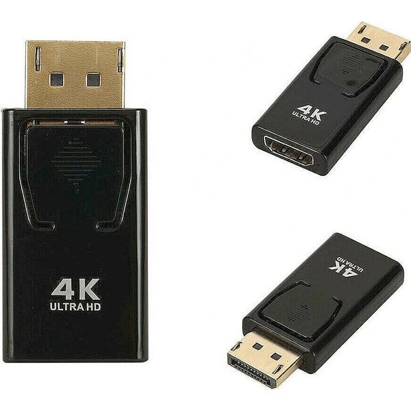 RoGer DisplayPort to HDMI Adapter 4K@30Hz
