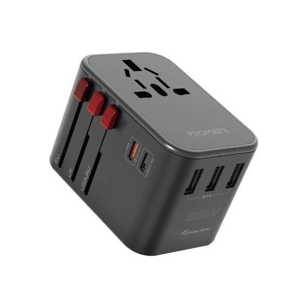 Promate TripMate-36W Multi-Port Wall Charger 36W EU / US / UK / AU
