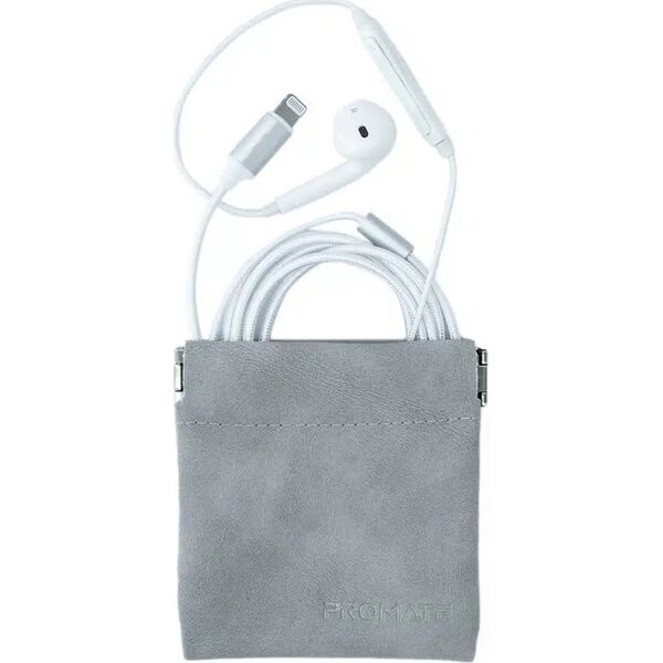 Promate MonoPod Ergonomic Mono MFI Certified In-Ear Wired Earphones Lightning  / 1.3m
