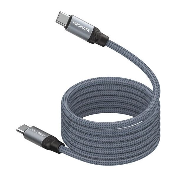 Promate Springy Magnetic Cable USB-C 60WPD / 1,2m