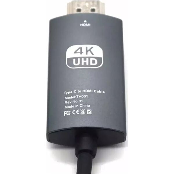 RoGer USB-C to HDMI UltraHD 4K@60Hz Cable 1.8m