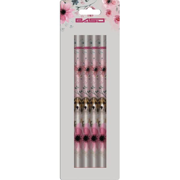 Paso 18-9044PS Dog 4pcs pencils