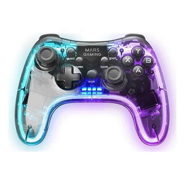 Mars Gaming MGP-24 Wireless game controller RGB / USB 2.4GHz / USB-C / X-input & D-input