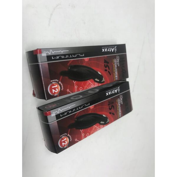 ATX Platinum Premium Car charger 12 / 24V / 1A + Micro USB cable Black (Red Blister)