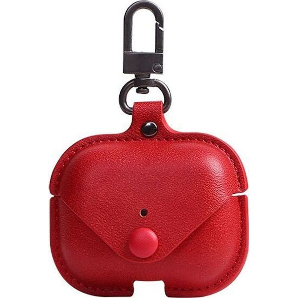 Devia Lux Series Eco Leather Look Magnetic Carabiner Case Apple AirPods 1st Generation