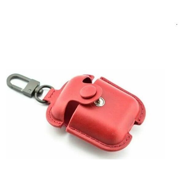 Devia Lux Series Eco Leather Look Magnetic Carabiner Case Apple AirPods 1st Generation