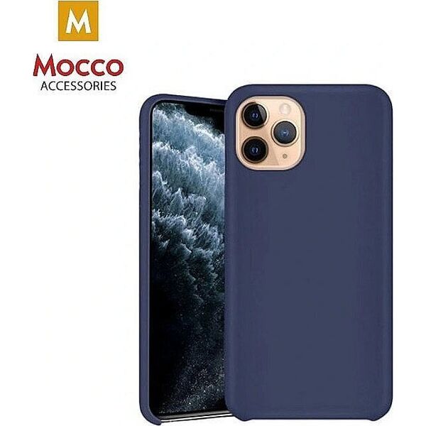 Mocco Ultra Slim Soft Matte 0.3 mm Silicone Case for Apple iPhone XS MAX Blue