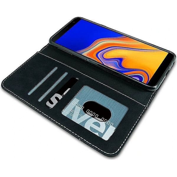 Mocco Suede Book Case For Samsung A305 Galaxy A30 Black