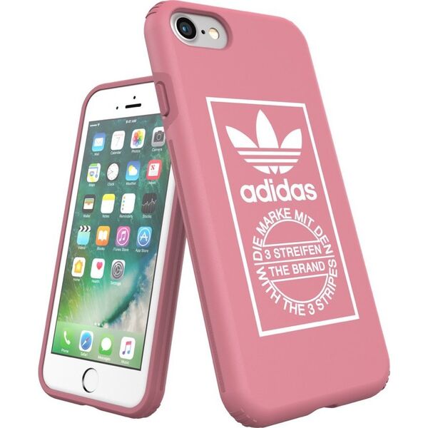 Adidas Snap Case Silicone Case for Apple iPhone 7 / 8 Pink