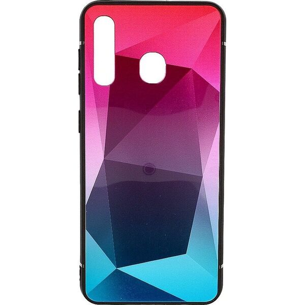 Mocco Stone Ombre Back Case Silicone Case With gradient Color For Apple iPhone 11 Pro Pink - Blue