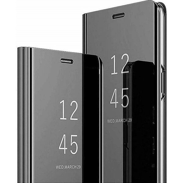 Mocco Clear View Cover Case For Samsung Galaxy A22 4G Black