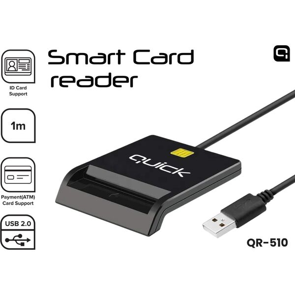 Quick QR-510 Smart ID Card reader USB