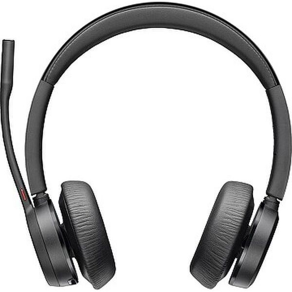 Ακουστικά Poly Voyager 4320 MS Teams Ασύρματα, Bluetooth, USB-A, +BT700 dongle, +Βάση Φόρτισης, Μαύρο