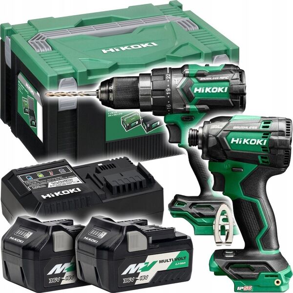 HIKOKI.SET 18V KC18DCWBZ (DV18DC + WH18DC) 2xBSL36A18 HITSYSTEM