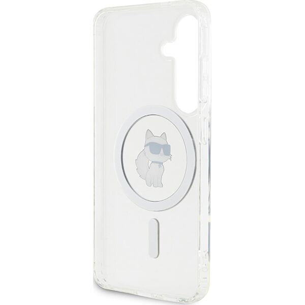 Karl Lagerfeld KLHMS24SHFCCNOT S24 S921 przeźroczysty/transparent hardcase IML Choupette MagSafe