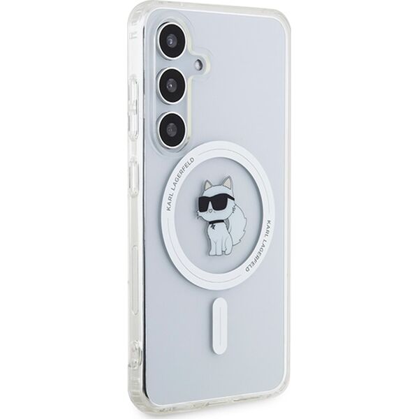 Karl Lagerfeld KLHMS24SHFCCNOT S24 S921 przeźroczysty/transparent hardcase IML Choupette MagSafe