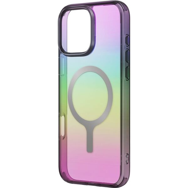 Case UNIQ Iridescia for iPhone 16 Pro Magclick Charging midnight