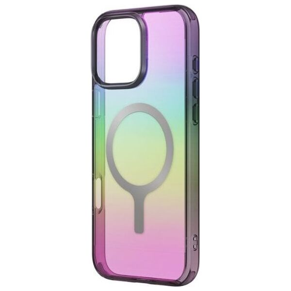 Case UNIQ Iridescia for iPhone 16 Pro Magclick Charging midnight