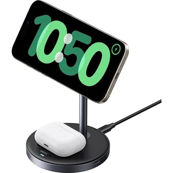 Ładowarka indukcyjna 2w1 Ugreen W710 do Iphone, AirPods