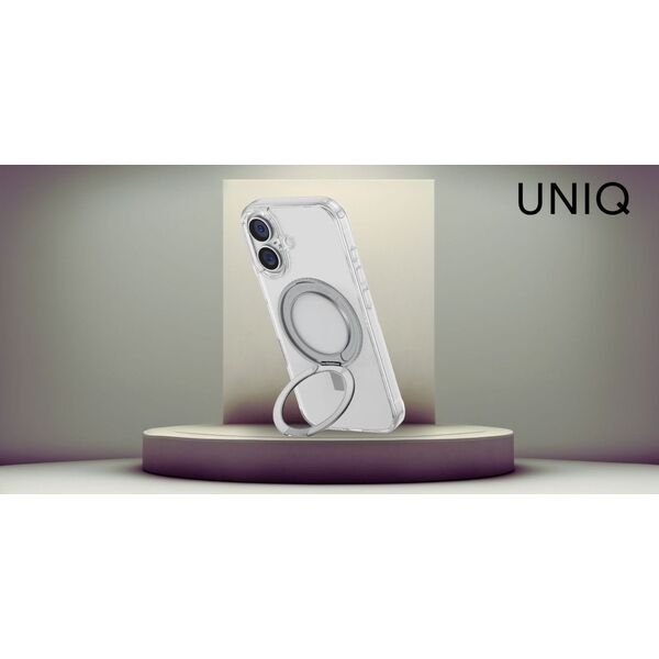 Etui UNIQ Swivix do iPhone 16 360        Rotating Kickstand przezroczysty