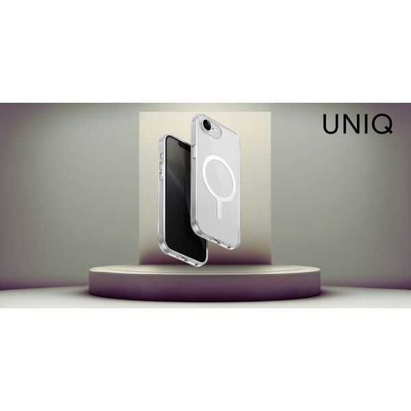 Etui UNIQ LifePro do iPhone 16e (2025)   Magclick Charging przezroczysty