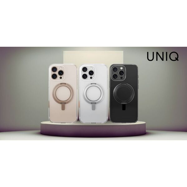Etui UNIQ Swivix do iPhone 16 Pro 360    Rotating Kickstand czarny