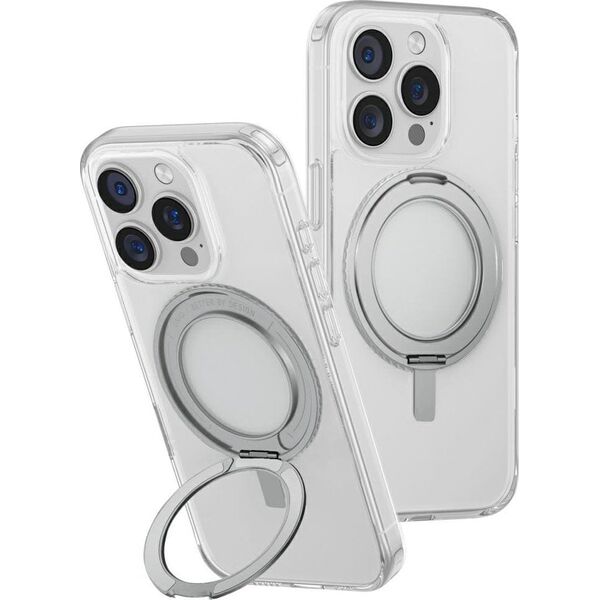 Etui UNIQ Swivix do iPhone 16 Pro 360    Rotating Kickstand przezroczysty