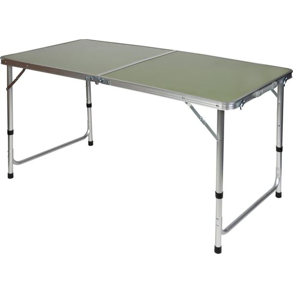 STOLIK TURYSTYCZNY SKŁADANY KEMPINGOWY 120X60X70/62/55CM ZIELONY
