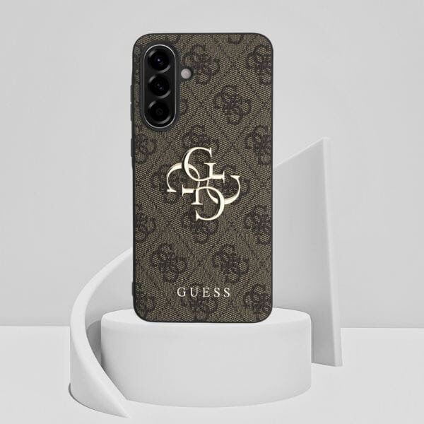 Etui Guess Big 4G Logo Classic Logo do   Samsung Galaxy A56 brązowy