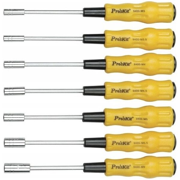 Sesiabriauniu atsuktuvu rinkinys 7vnt. Pro'sKit