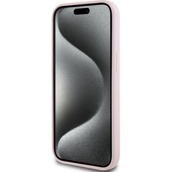 Case Karl Lagerfeld Silicone Karl&Choupette MagSafe for iPhone 15 Plus pink