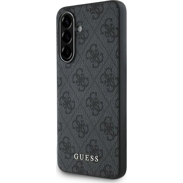 Case Guess 4G Metal Gold Logo for Samsung Galaxy A56 black