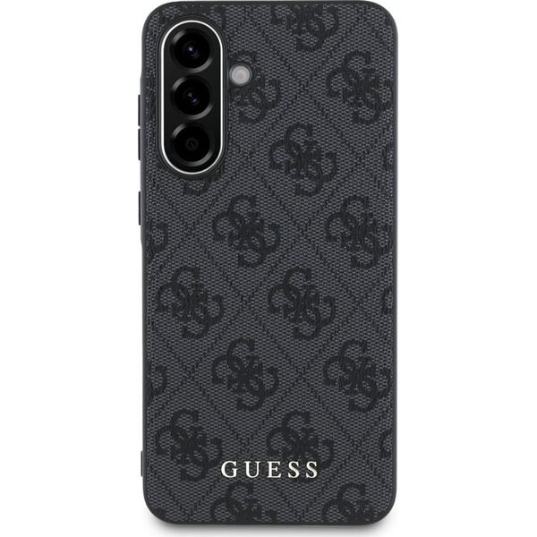 Case Guess 4G Metal Gold Logo for Samsung Galaxy A56 black