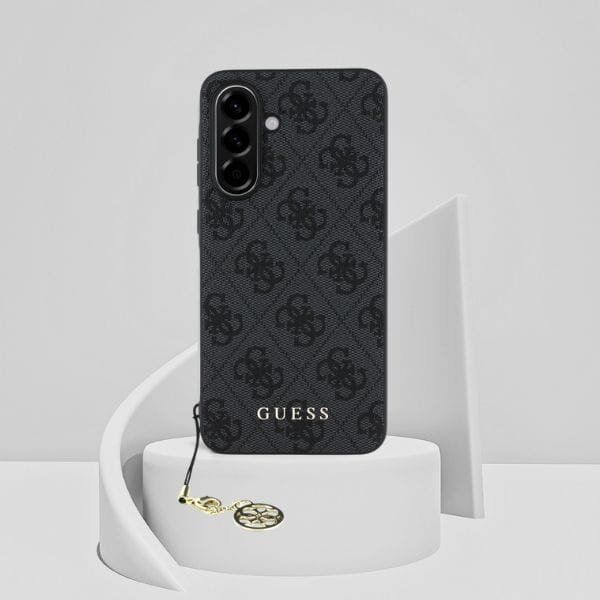 Case Guess 4G Charms Collection for Samsung Galaxy A56 black