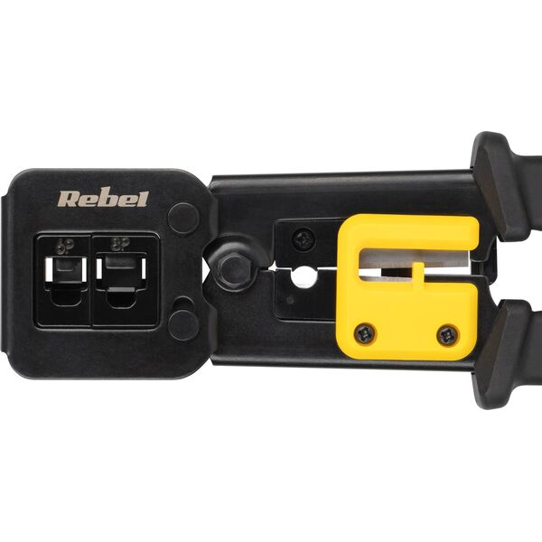 Zaciskarka zaciskacz wtyków przelotowych RJ45 RJ12 RJ11 6/8P Rebel