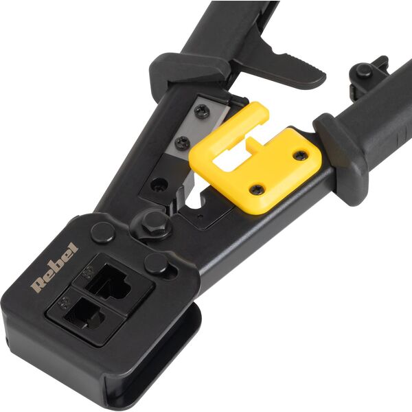 Zaciskarka zaciskacz wtyków przelotowych RJ45 RJ12 RJ11 6/8P Rebel