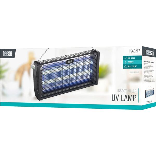 Lampa owadobójcza TEESA rażąca 36W (2x18W) komary muchy meszki owady