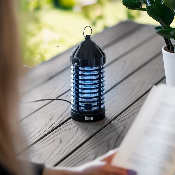 Lampa owadobójcza elektryczna UV rażąca komary muchy meszki owady TEESA