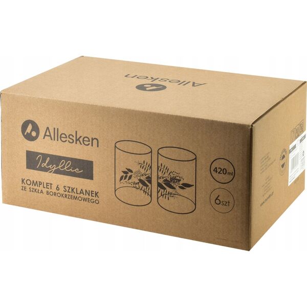 Komplet 6 Szklanek 420ml Lumarko!