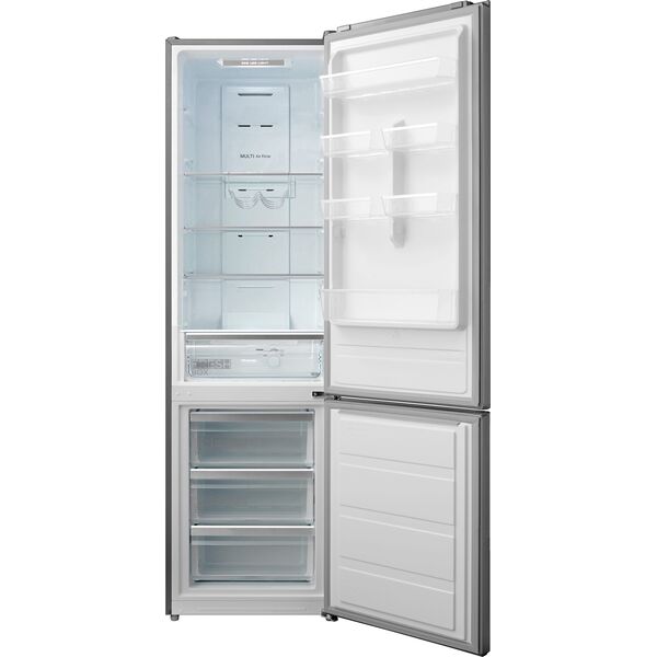 Midea Refrigerator | MDRB424FGE02I | Energy efficiency class E | Free standing | Combi | Height 188 cm | No Frost system | Fridge net capacity 224 L | Freezer net capacity 86 L | 42 dB | Grey
