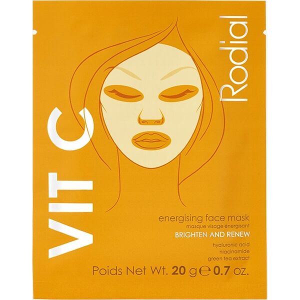Rodial, Vit C, Energising, Sheet Mask, For Face, 20 g For Women
