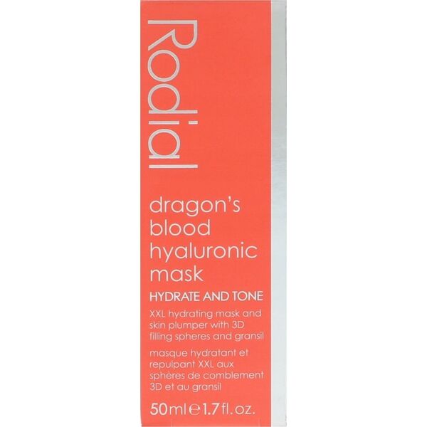 Rodial, Dragon's Blood, Hyaluron, Hydrate & Firm, Cream Mask, For Face, 20 ml For Women