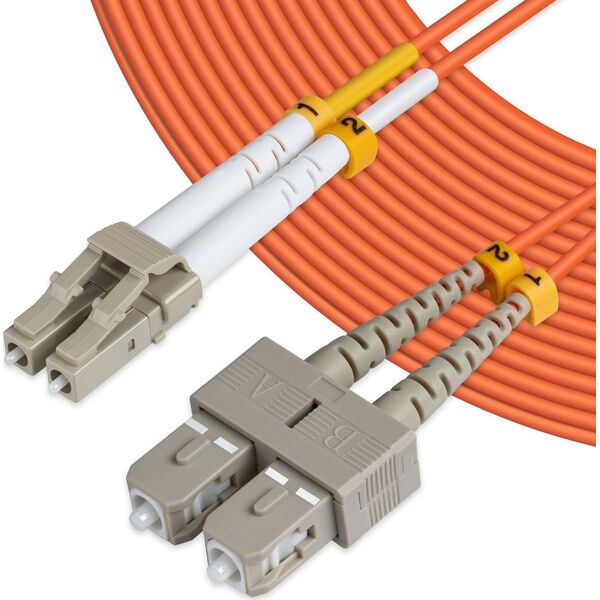 Microconnect FIB422001-2 kabel InfiniBand / światłowodowy 1 m LC SC Pomarańczowy
