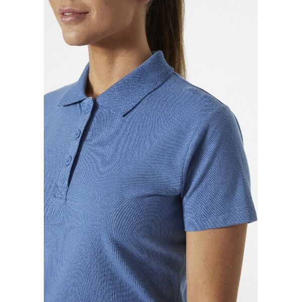 Women's HELLY HANSEN Manchester Polo T-shirt, light blue, M L