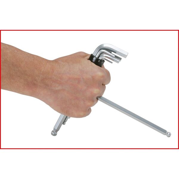 8-piece hex key set KS TOOLS