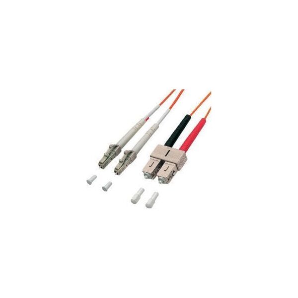 LogiLink 5m, 50/125, LC - SC, Om3 kabel InfiniBand / światłowodowy Pomarańczowy